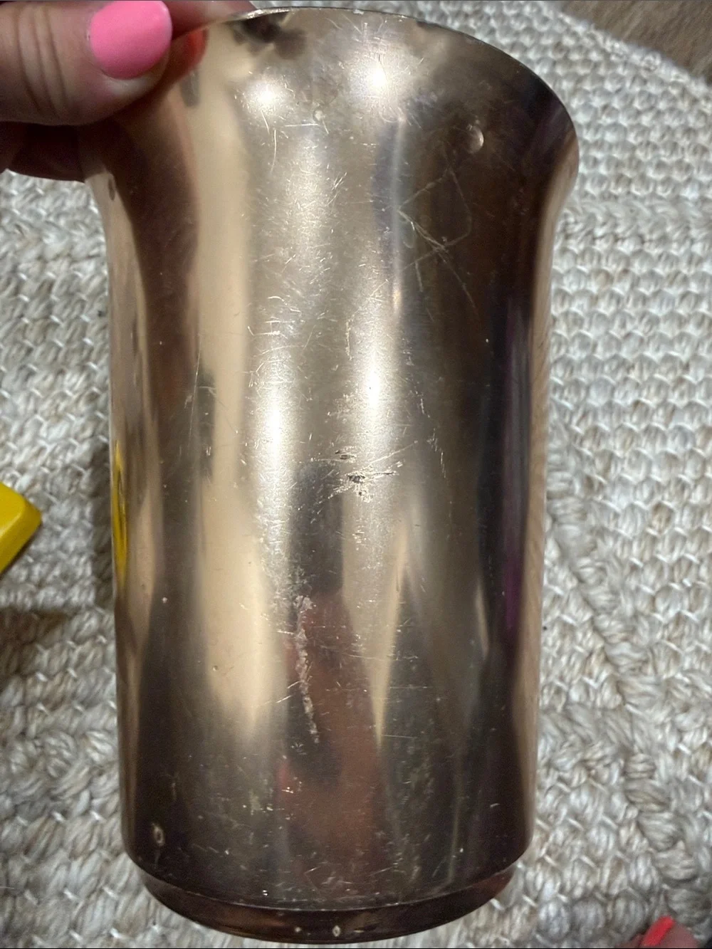 MCM Vintage Color Craft Aluminum Pitcher - Midcentury Serveware- copper